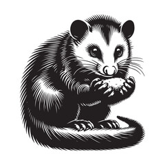 vector illustration of a cartoon squirrel