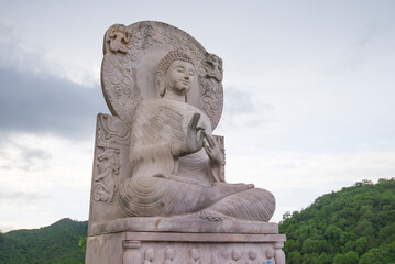 Buddha statue in the park, Khao Sok National Park, Thailand