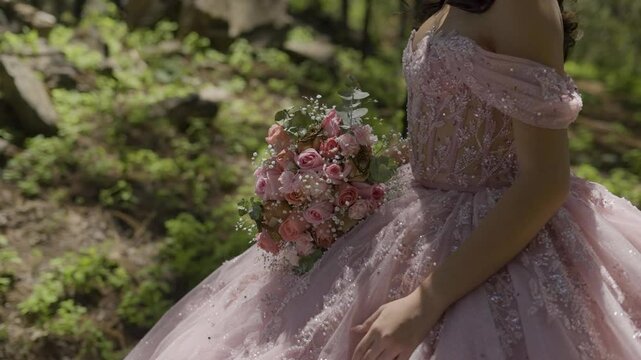 VESTIDO ROSA