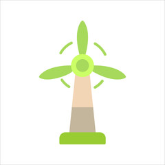 Windmill Vector Icon