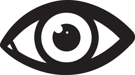 Eye Icon: Human Vision, Sight & View Symbol

