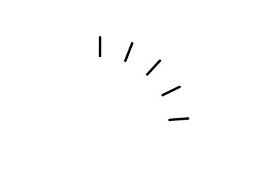 手書き 気づきマーク（線画・黒）