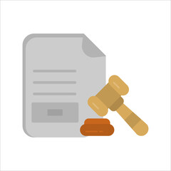 Legal Paper Vector Icon