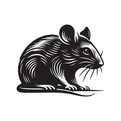 vector image of a mouse