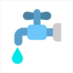 Water Tap Vector Icon