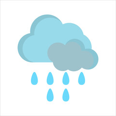 Rain Vector Icon