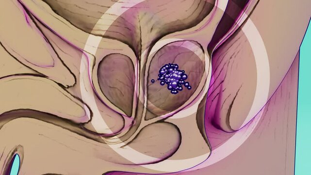 Conceptual animation of prostate cancer