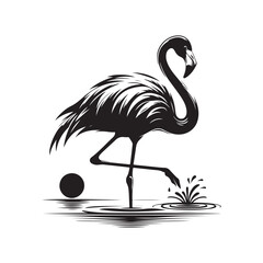 flamingo vector illustration
