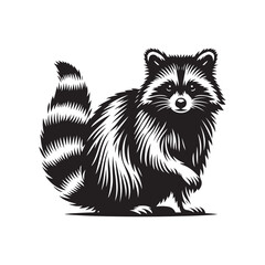 vector illustration of a squirrel