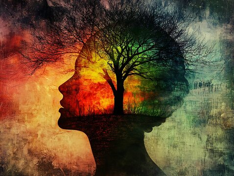 An illustration depicting the Stoic practice of focusing on virtue and wisdom as guiding principles in modern life Concept Stoic virtues for today