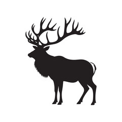 deer silhouette vector