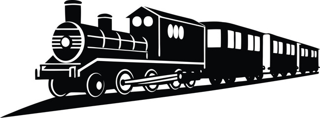 Powerful freight train transporting cargo on railway tracks, industrial freight transportation, heavy goods train, logistics and shipping concept, fast freight rail transport, modern cargo train  © SHISHIR BARMAN