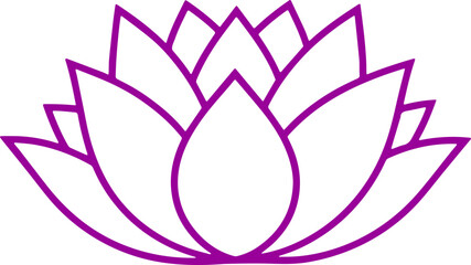 lotus flower vector illustration transparent 