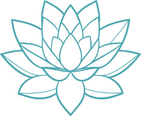 lotus flower vector illustration transparent 