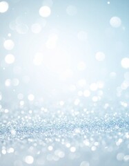Sparkling light blue and silver background material