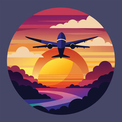 airplane flying over the sea