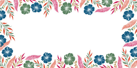 abstract floral background with blooming wildflower elements.floral wallpaper design for elegant wall art.template for decorative wedding frame

