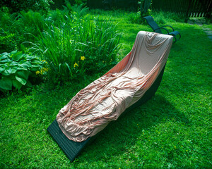 wet garden armchair
