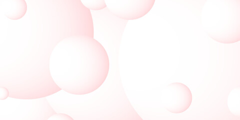 Minimal Abstract Background with Floating 3D Spheres