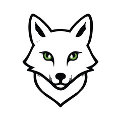 A high-quality vector illustration of a wild animal, designed in a modern flat style. The image features clean lines, bold colors, and is ideal for use in logos, educational materials, children’s book