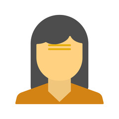 Forehead Vector Icon
