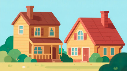 vector illustration of a house