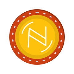 Namecoin Currency Vector Icon