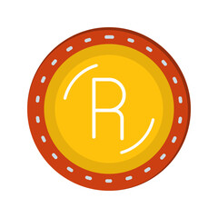 Rand Currency Vector Icon