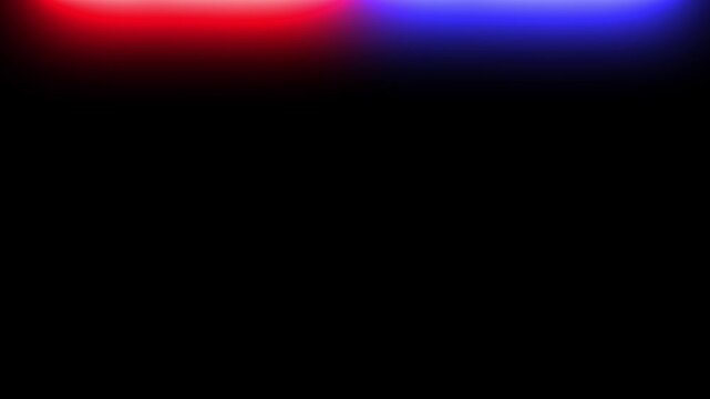 Lighting lamp rays effect dynamic red blue hue color bright. red  blue lights police beacon on a black background. flasher on emergency firefighters, ambulances, police, Emergency Situations. 