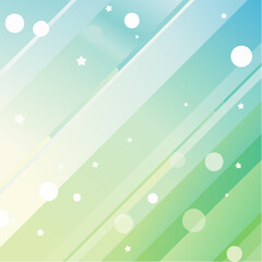 モダン幾何学ポップ背景 / パステルグリーンのベクターデザイン / シンプル幾何学模様
