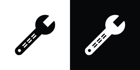 Wrench icon vector design template elegant style