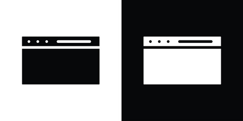 Window icon vector design template elegant style