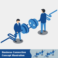 Business connection concept images, email, product, company, social, banner, goal, flyer, advertising, promotion, infographic, businessman, thinking, collaboration, partnership and more