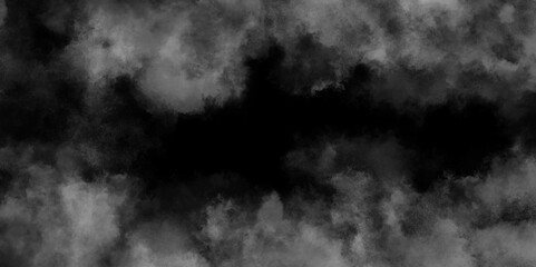 Abstract ash cloud and smoke texture in dark background. White Black fog effect transparent smoke isolated dark dramatic sky with black stormy clouds. Grunge creative and becorative fractal somke art