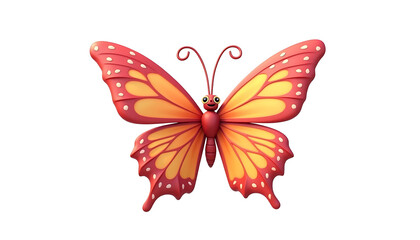 Obraz premium butterfly cartoon 
