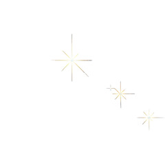 Fototapeta premium Glittering Gold Stars Shining Brightly on a Dark Background Festive Design Element