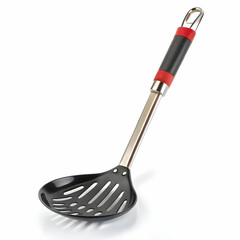 plastic spatula on white background