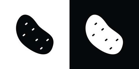 Potato icon vector design template elegant style