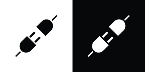Plug connection icon vector design template elegant style