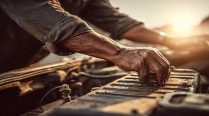 Managing basic car or bike maintenance tasks alone, ensuring smooth operation and reliability.
