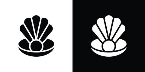 Pearl icon vector design template elegant style