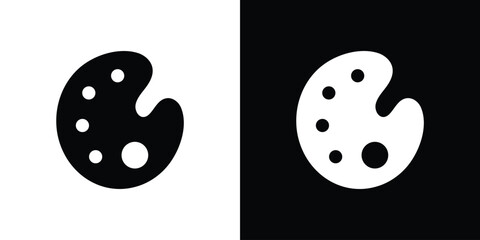 Palette icon vector design template elegant style