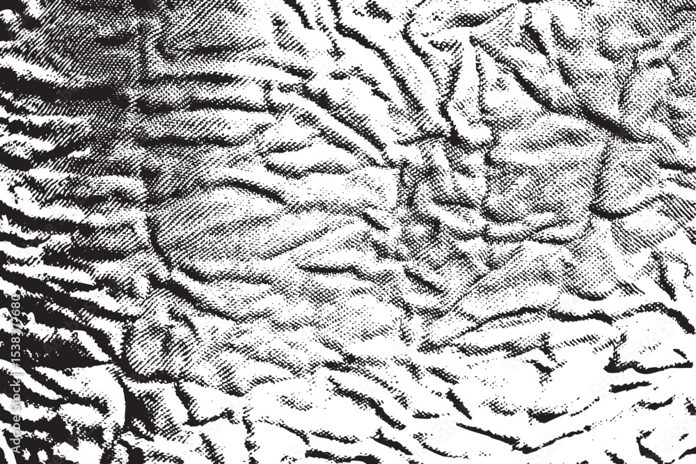 Poster abstract grunge black and white distressed texture overlay effect vector design element