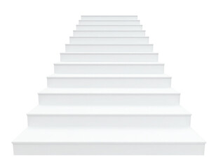 A modern stairway leading to higher space.