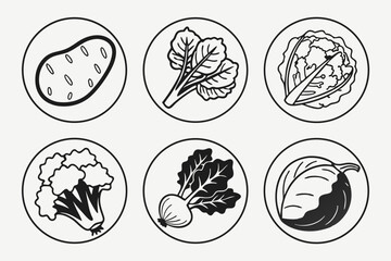 set of vector icons