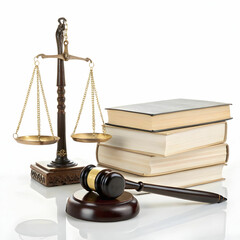 scales of justice and gavel