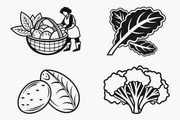 set of icons