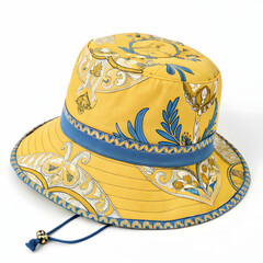summer hat on white background