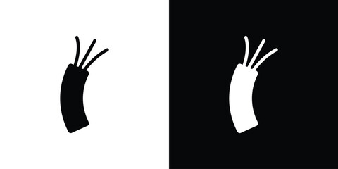 Electric cable icon vector design template elegant style