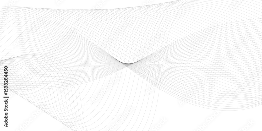 Poster abstract wave elements. seamless wave pattern. wavy curve line art striped graphic template. wavy ho